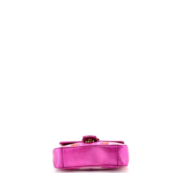 Gucci Gg Marmont Flap Bag Matelasse #224184G12B - Picture 4 of 7